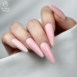 Boska Nails Top Color Lumi Gloss No Wipe – Różowy Top Hybrydowy 10 ml