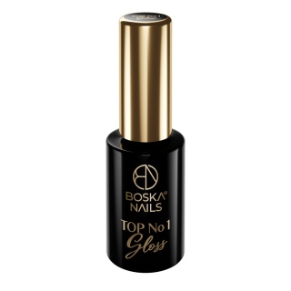 Boska Nails Top No 1 Gloss – Top Hybrydowy No Wipe 6 ml
