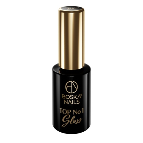 Boska Nails Top No 1 Gloss – Top Hybrydowy No Wipe 6 ml