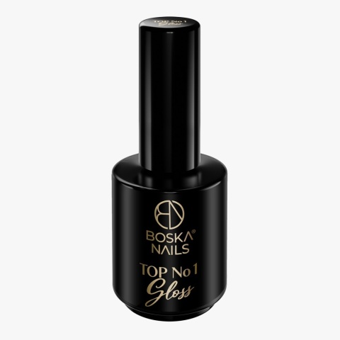 Boska Nails Top No 1 Gloss – Top Hybrydowy Tempered 15 ml