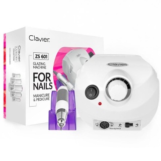 Clavier Frezarka ZS 601/DM 202 – 65W, Profesjonalna do Manicure i Pedicure, Biała