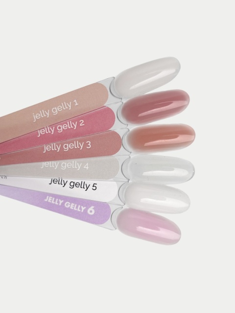 TOUCH Jelly Gelly 01 Mleczno-Beżowy Żel Galaretka Budujący 15 ml Do Przedłużania Paznokci
