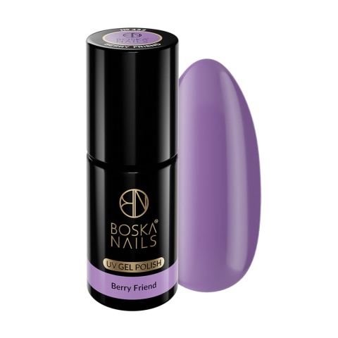 Boska Nails Berry Friend No. 452 – Pastelowy Fioletowy Lakier Hybrydowy 6 ml