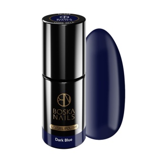 Boska Nails Divine Dark Blue No. 305 – Ciemnogranatowy Lakier Hybrydowy 6 ml
