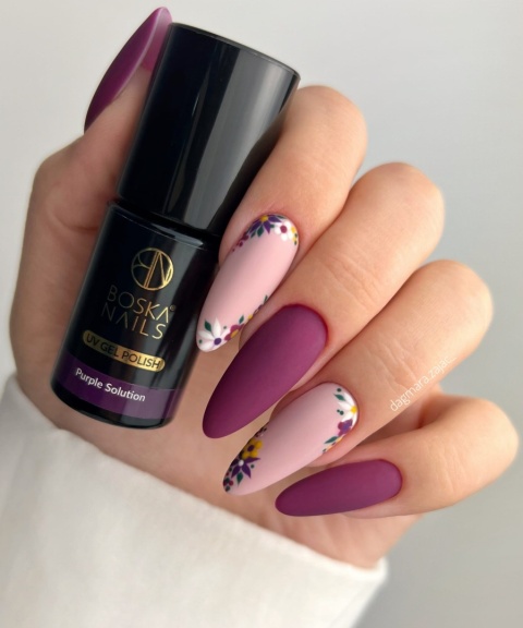 Boska Nails Divine Purple Solution No. 308 – Fioletowy Lakier Hybrydowy 6 ml