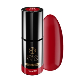 Boska Nails Divine Funny Day No. 331 – Czerwony Lakier Hybrydowy 6 ml
