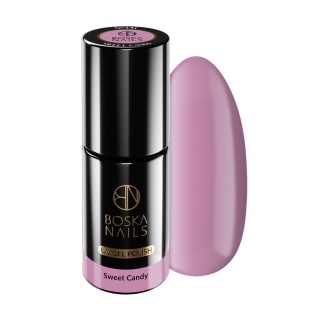 Boska Nails Divine Sweet Candy No. 341 – Pastelowy Różowy Lakier Hybrydowy 6 ml