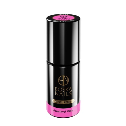Boska Nails Divine Amethyst Vibe No. 344 – Pastelowy Fioletowy Lakier Hybrydowy 6 ml