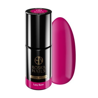 Boska Nails Divine Lazy Rose No. 351 – Neonowy Ciemnoróżowy Lakier Hybrydowy 6 ml