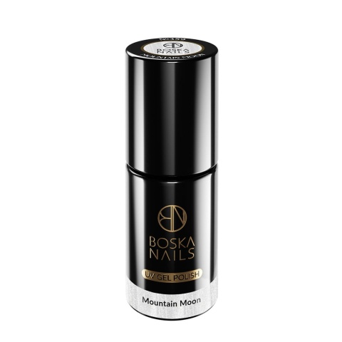 Boska Nails Divine Mountain Moon No. 359 – Biały Lakier Hybrydowy z Brokatem 6 ml