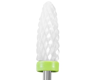 Frez Ceramiczny Stożek Zielony Mocny 3/32″ Tirch Cylinder – Do Żelu, Akrylu i Hybrydy