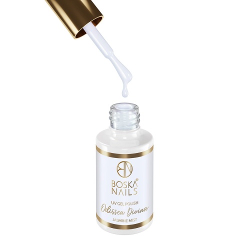 Boska Nails Lakier Hybrydowy Odissea Divina Jasmin Mist No. 541 Biało-Błękitny 6 ml