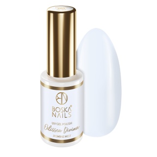Boska Nails Lakier Hybrydowy Odissea Divina Jasmin Mist No. 541 Biało-Błękitny 6 ml