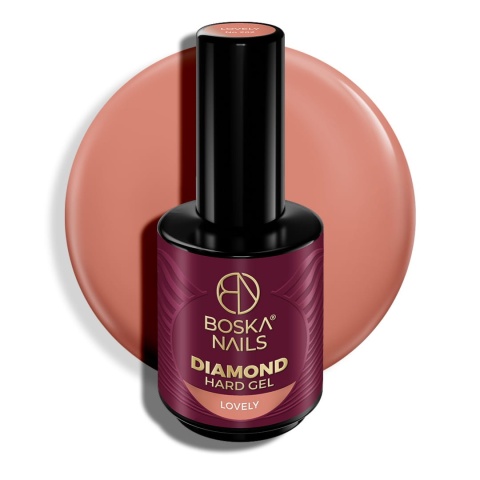 Boska Nails Diamond Hard Gel Lovely No. 282 Żel Budujący w Butelce 15 ml