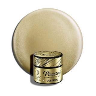 Boska Nails Picassini Metallic Goldinio Złoty Żel do Zdobień 5 ml