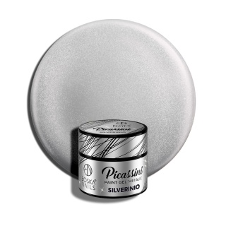 Boska Nails Picassini Metallic Silverinio Żel do Zdobień Srebrny 5 ml