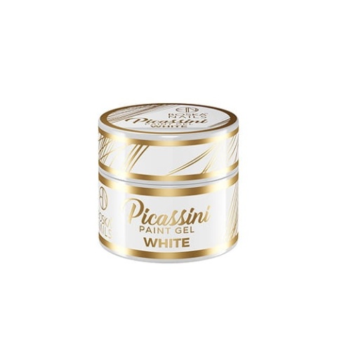 Boska Nails Picassini Paint Gel White Żel do Zdobień Biały 5 ml