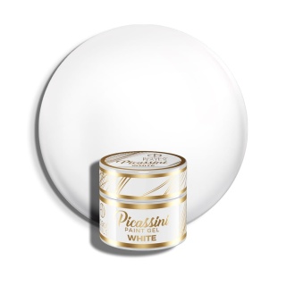 Boska Nails Picassini Paint Gel White Żel do Zdobień Biały 5 ml