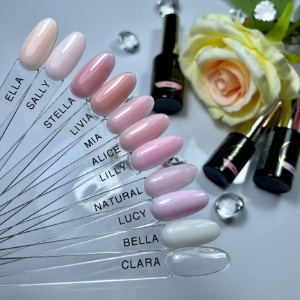 Boska Nails Pro Rubber Base Livia Baza Kauczukowa Cover Pink 6 ml