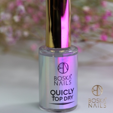 Boska Nails Quicly Top Dry Top Szybkoschnący do Lakierów Klasycznych 9 ml