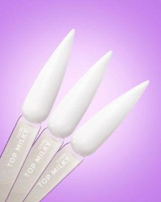 DNKa’ Top Milky No Wipe Mleczny Top Hybrydowy Bez Przemywania 12ml