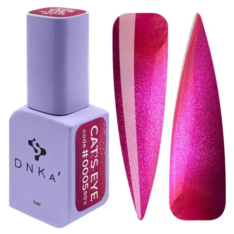 DNKa' Color Gel Polish Cat's Eye #0005 80's 7 ml – Lakier Hybrydowy Cat Eye