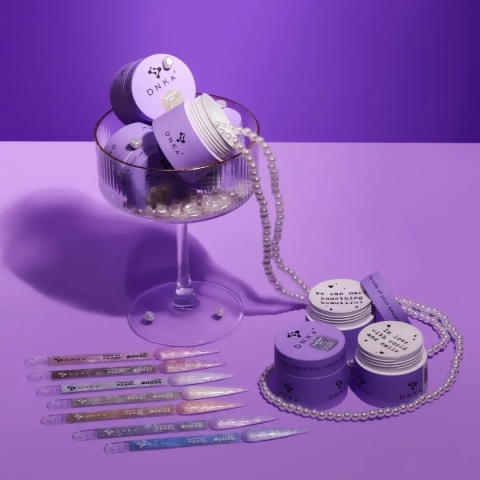 DNKa' Builder Gel #0021 Pearl 15 ml – Żel Budujący z Brokatem