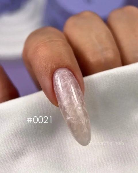 DNKa' Builder Gel #0021 Pearl 15 ml – Żel Budujący z Brokatem