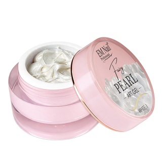 EM Nail Fairy Pearl Art Gel White 1 – Perłowy Żel do Zdobień 3D