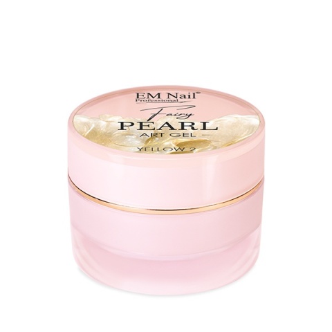 EM Nail Fairy Pearl Art Gel Yellow 2 – Perłowy Żel do Zdobień 3D