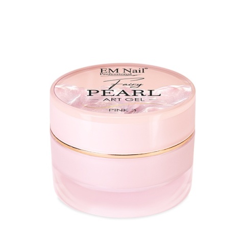 EM Nail Fairy Pearl Art Gel Pink 3 – Perłowy Żel do Zdobień 3D