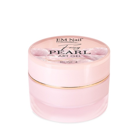 EM Nail Fairy Pearl Art Gel Rose 4 – Perłowy Żel do Zdobień 3D