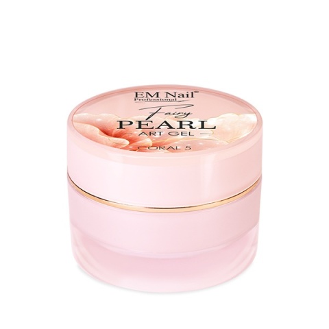 EM Nail Fairy Pearl Art Gel Coral 5 – Perłowy Żel do Zdobień 3D