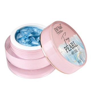 EM Nail Fairy Pearl Art Gel Blue 7 – Perłowy Żel do Zdobień 3D