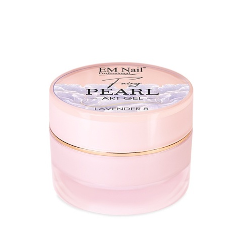 EM Nail Fairy Pearl Art Gel Lavender 8 – Perłowy Żel do Zdobień 3D