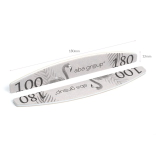 Aba Group Pilnik do Paznokci Półksiężyc 100/180 Flaming 25 szt.