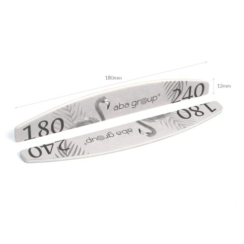 Aba Group Pilnik do Paznokci Półksiężyc 180/240 Flaming 50 szt.