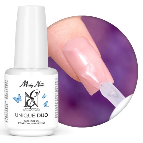 MollyNails Unique Duo by Ewelina Staszak Baza & Top UV 15 g