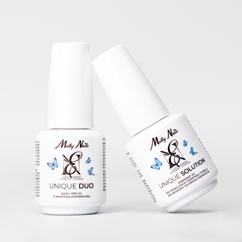 MollyNails Unique Duo by Ewelina Staszak Baza & Top UV 15 g