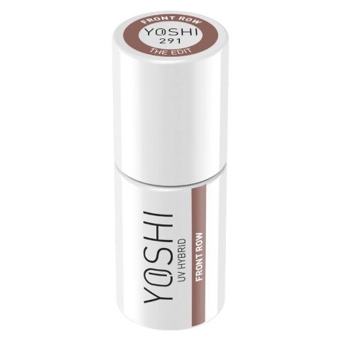 Yoshi Lakier Hybrydowy The Edit Front Row 291 UV LED 6 ml – Nude Karmelowy