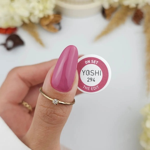 Yoshi Lakier Hybrydowy The Edit On Set 294 UV LED 6 ml – Kremowy Róż Nude