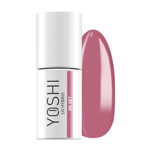 Yoshi Lakier Hybrydowy The Edit On Set 294 UV LED 6 ml – Kremowy Róż Nude
