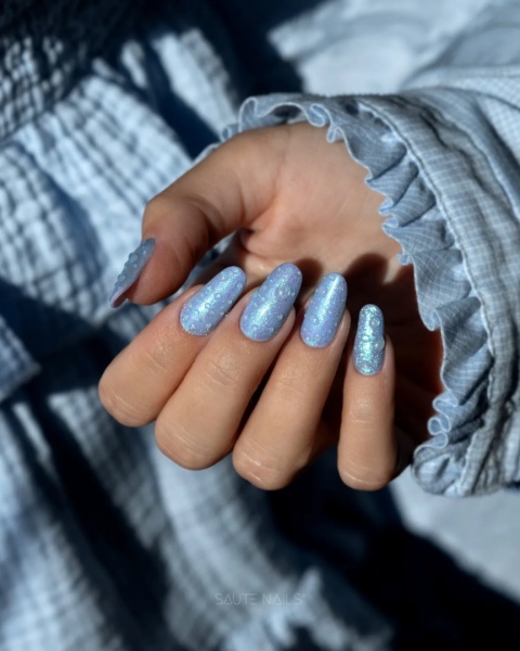 Saute Nails Zestaw Water Top Step 1 + Step 2 Efekt Kropli 3D 2x8 ml