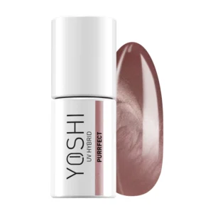 YOSHI Purrefect 921 – lakier hybrydowy do paznokci Cat Eye 6 ml, subtelny róż TPO-FREE