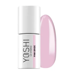 YOSHI Pink Bride 211 – ślubny lakier hybrydowy 6 ml, pastelowy róż TPO-FREE