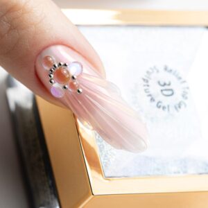 3D Relief Top Gel Sculpture Molly Nails HEMA Free 5g + Safety Ring — zdjęcie 7
