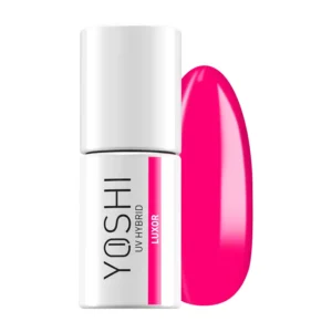 YOSHI Luxor 906 – lakier hybrydowy do paznokci 6ml, neonowa fuksja TPO-FREE