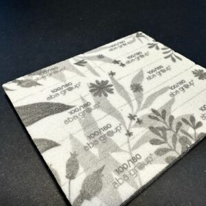 Aba Group Tear-off buffer Flowers Blok jednorazowych polerek do odrywania "Flowers" 100/180, 45 sztuk — zdjęcie 1