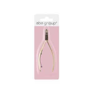 Aba Group cążki do skórek jednosprężynowe złote 4 mm (1130) Ostre