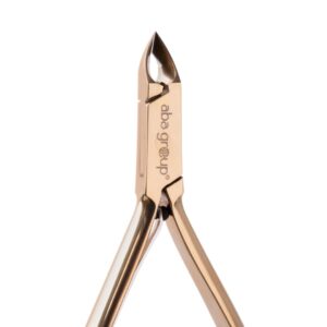 Aba Group cążki do skórek jednosprężynowe złote 4 mm (1130) Ostre — zdjęcie 2